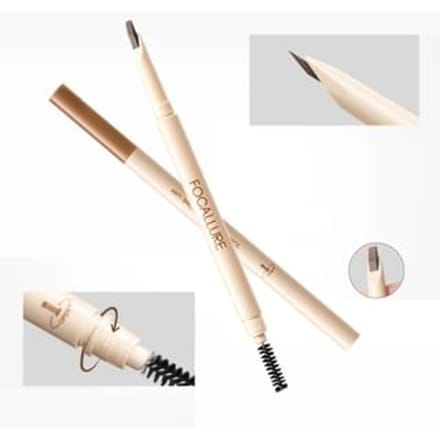FOCALLURE - Anti Smudge Eyebrow Pencil - 3 Colors #GR01 Ash Black - 0.2g