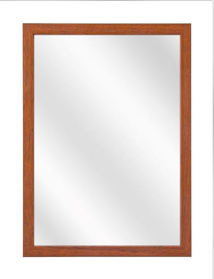Spiegel met Vlakke Houten Lijst - Kersen - 50 x 60 cm
