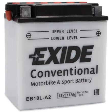 Accu met motorelektrolyt Exide EB10L-A2