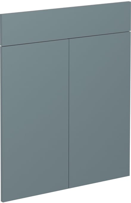 Vicco R-Line Keukenfront – 59.6 x 70.8 cm meubelfront voor de lade-onderkast Blauw-grijs