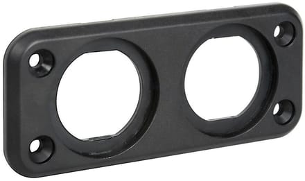Bevestigingsplaat 105x45mm dia 28mm