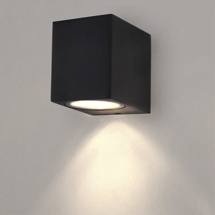 Ledvion - LED Wandlamp Hydra - Zwart - GU10 - IP54