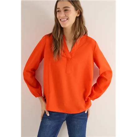 Blouse in effen kleur