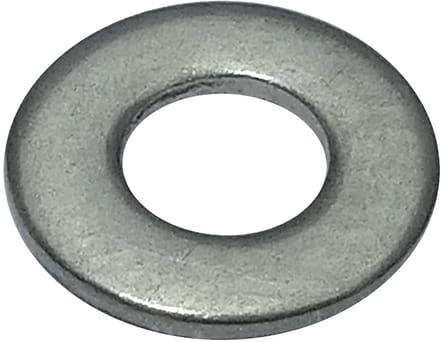 Dailygoods- Platte Schijven Set van 100 - Roestvrij Staal A2 - Buitendiameter 6 mm - Dikte 0,9 mm - Sluitringen - Montage-element