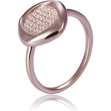 Orphelia Dames 925 Sterling Zilveren Ring - Roze ZR-7442