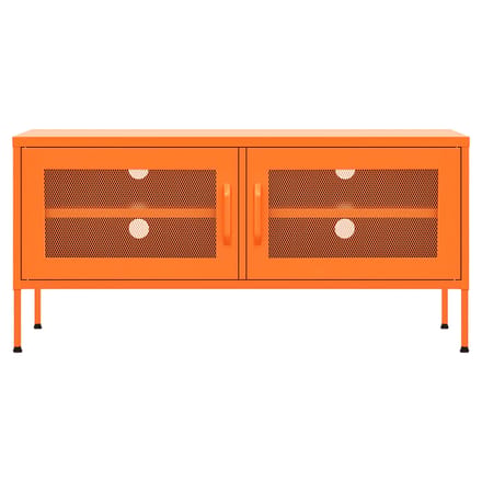 vidaXL - Tv-meubel - 105x35x50 - cm - staal - oranje