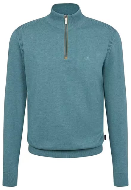 Bugatti trui Troyer - Turquoise - Maat 3XL