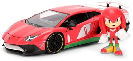 Lamborghini Aventador SV & Sonic Figurine