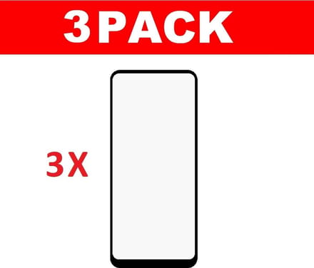 3x Oppo A53 / A53S glas screenprotector tempered glass (Full Cover)