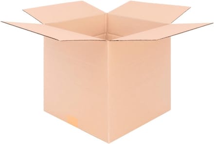 Set van 100 Verhuisdozen en Verzenddozen van Golfkarton 300x300x300 mm