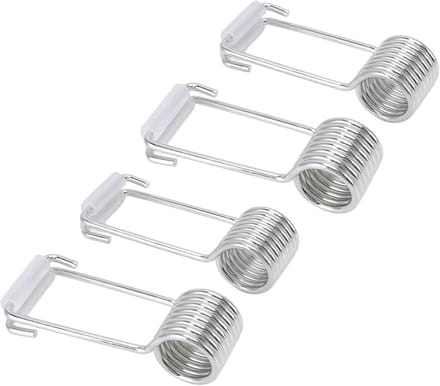 4x Automatisch Sluitende Deurdranger Zilver Roestvrij Staal