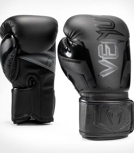 Venum Elite Evo Bokshandschoenen – Black/Black – 16 oz