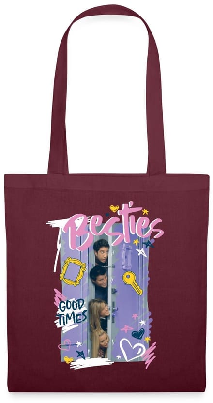 Friends Beste Vrienden Deur Tas Van Stof Schoudertas