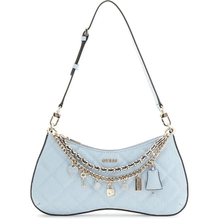 GUESS schoudertas Libby Shoulder Bag Dark Taupe