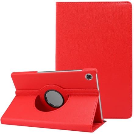 EtuiTab Lenovo Serie - Tablethoes - 360 Rotatie - Rood - Kunstleer