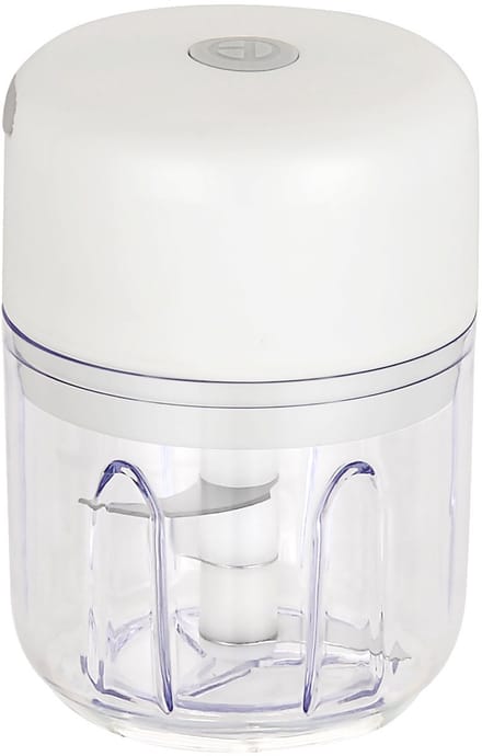Elektrische Hakker - Mini Foodprocessor - Snel Ingrediënten Snijden - Draadloos en Oplaadbaar - Compact Formaat - Wit