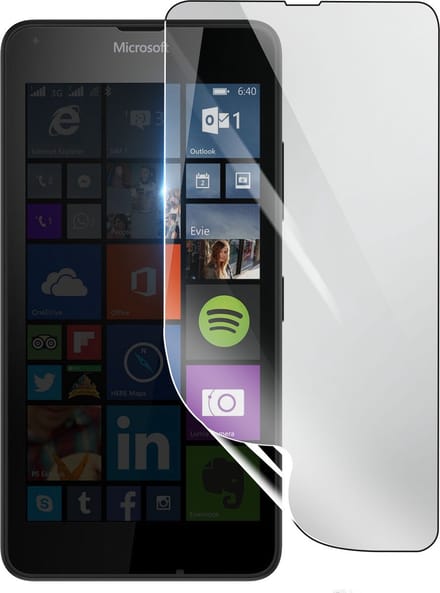 3mk, Geschikt voor Microsoft Lumia 640, Schokbestendige Hydrogel Screenprotector, Transparant
