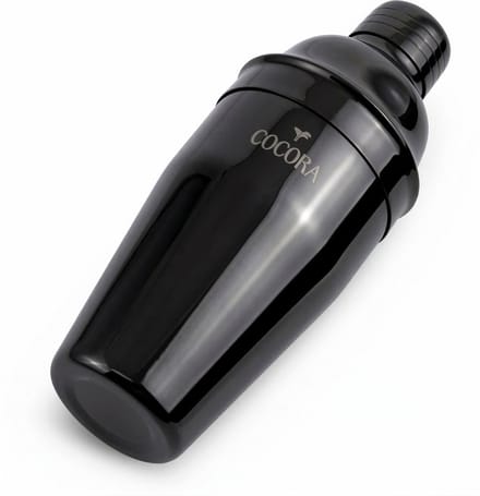 Cocora Cocktail Shaker - Cocktailshaker 500 ml - Roestvrijstaal (RVS) - Zwart