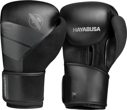 Hayabusa S4 Bokshandschoenen - Zwart 12 oz