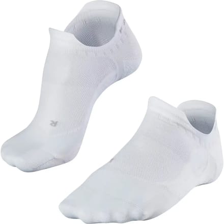 FALKE GO5 Invisible anti-blaar katoen functioneel materiaal golfsokken heren wit - maat 44-45
