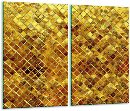 TMK ArtDeko Serie - Glazen Snijplank - 30x52 cm - Mozaïek
