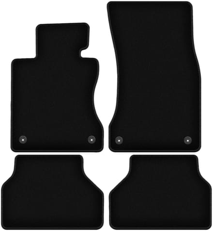 BASIC zwarte veloursmatten voor: BMW 5 E61 RZEPY kombi, avant (2003-2010)