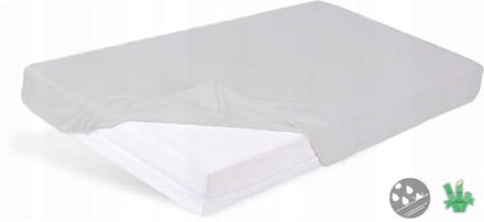 Waterdicht Bamboe Hoeslaken 90x200x20 cm - Grijs