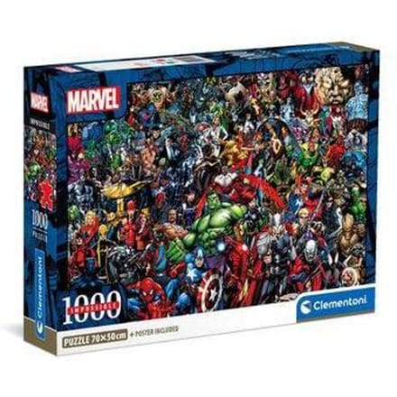 Clementoni - Puzzel - 1000 Stukjes - Marvel Universe - Puzzel Voor Volwassenen - Special Series License