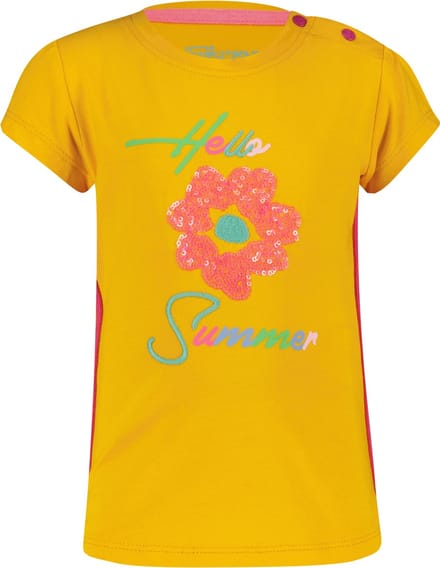 4PRESIDENT T-shirt meisjes - Mango Yellow - Maat 92 - Meiden shirt