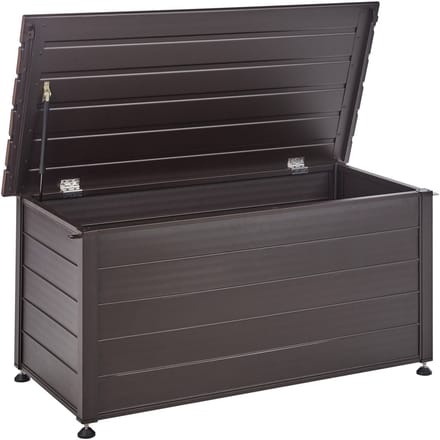 CAMPALTO - Kussenbox - Donkerbruin - 123 x 60 cm - Aluminium
