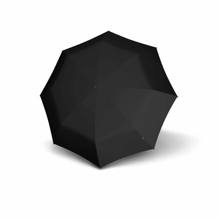 Knirps C.241 Chrome Matt Duomatic paraplu - Zwart – De Knirps C.241 Chrome Matt Duomatic paraplu combineert een ruim scherm met het gemak van automatische bediening