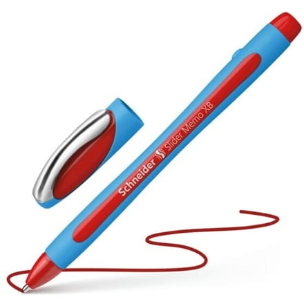 Schneider Schreibgeräte Slider Memo XB 150202 Balpen 0.5 mm Kleur inkt: Rood 1 stuk(s)