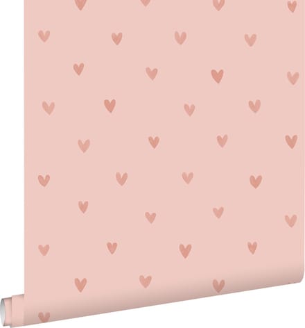 ESTAhome behang hartjes roze - 53 cm x 10.05 m - 139768