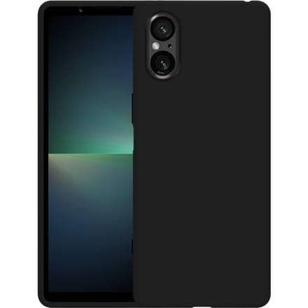 Just in Case Xperia 5 V Siliconen (TPU) Hoesje Zwart