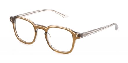 Lozza VL4295 Top marrone+grigio+fumo lucido 48/23/145 UNISEX Brilmonturen