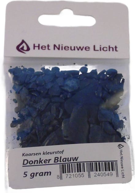 Het Nieuwe Licht ® - Kaarsen kleurstof - DONKER BLAUW - 5 gram