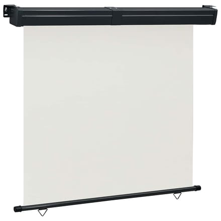 vidaXL - Balkonscherm - 175x250 - cm - crèmekleurig
