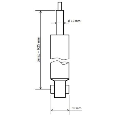 Schokdemper Excel-G KYB 3448024