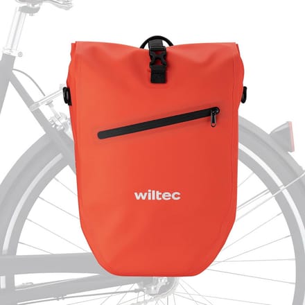 Fiets- en schoudertas 28L - Waterdicht met reflectoren en draagriem