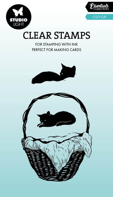 Clear stamps Cozy cat - Essentials nr. 901
