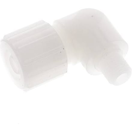 15x9mm & G1/4'' PVDF L-Vorm Knelfitting Buitendraad 10bar Kunststof en Polyamide