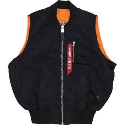 Man Ma-1 Vest zwart