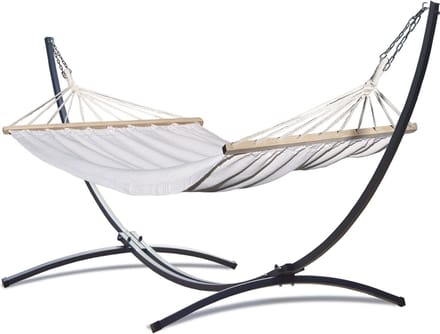 Hangmat met Standaard 1 Persoons – Extra Stabiel Frame tot 200 kg | Compact, Stevig & Duurzaam