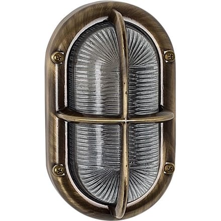 KS Verlichting - scheepslamp - Oculus - brons - muurlamp - IP64 - E27