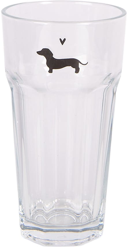Clayre & Eef Waterglas 320 ml Transparant Glas