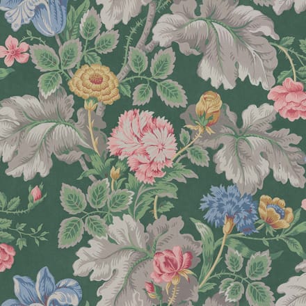 Boråstapeter Vliesbehang 4834 - New Heritage - Botanisch Groen - 53cm x 10.05m