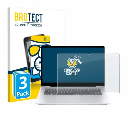 BROTECT - Screenprotector voor HP OmniBook 7 17-dc - Folie Beschermfolie Beschermglas matte 3 Stuks