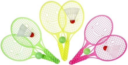 Duckiez Tennis Setje Met Bal & Shuttle - 1 stuk