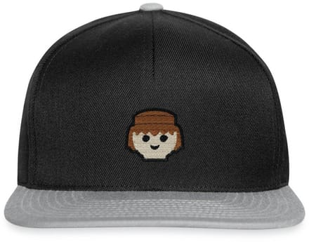 Playmobil Portret Figuur Borduurwerk Snapback cap
