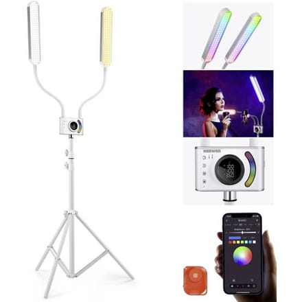 Neewer BH40C Flexibele verlichtingskit met twee armen